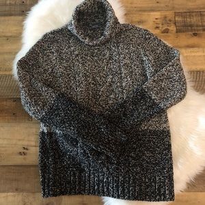 Vince Cable Knit Turtleneck Sweater